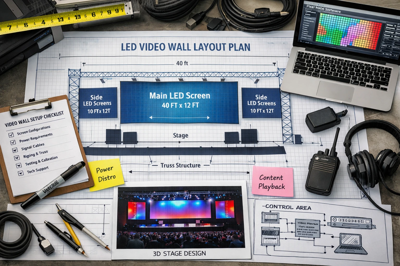 Consultation & Planning of LED wall